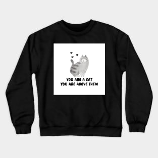 Sarcastic Cat Crewneck Sweatshirt